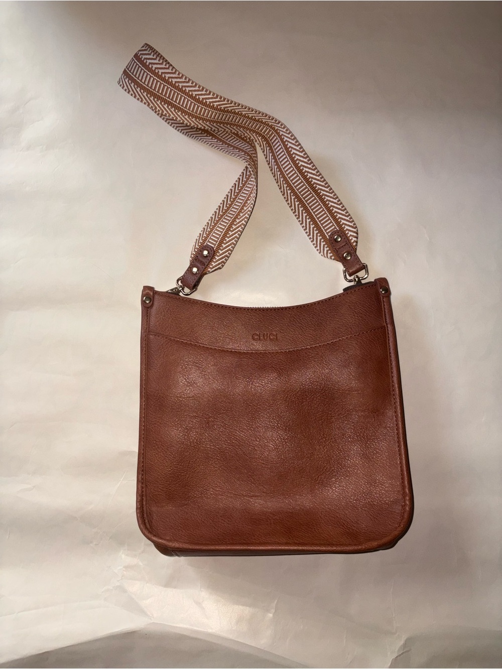 Brown Leather Shoulder Bag